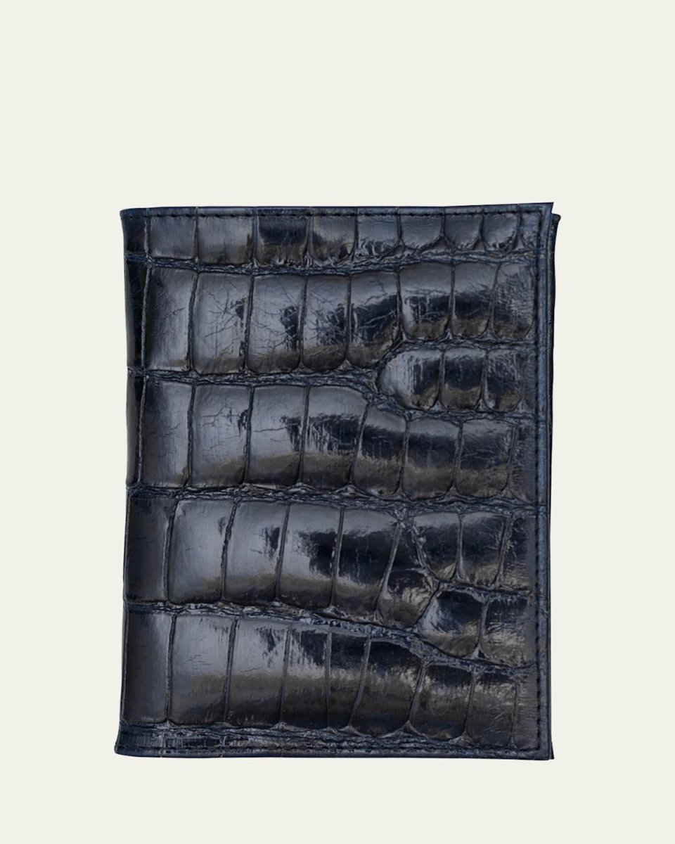 Alligator Leather Passport Booklet